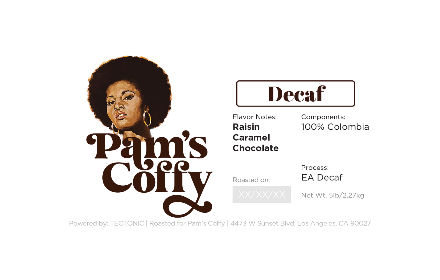 Pam's Coffy - DECAF