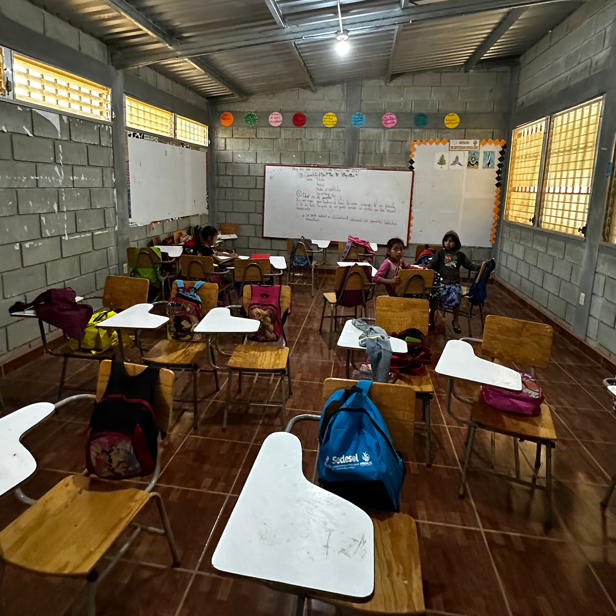 Classroom project supported by Tectonic Coffee in Macarla, Honduras