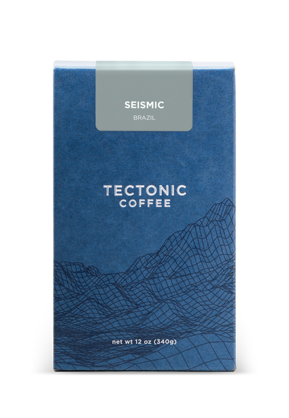 Tectonic Coffee Seismic Dark Roast Coffee 12oz Brazil