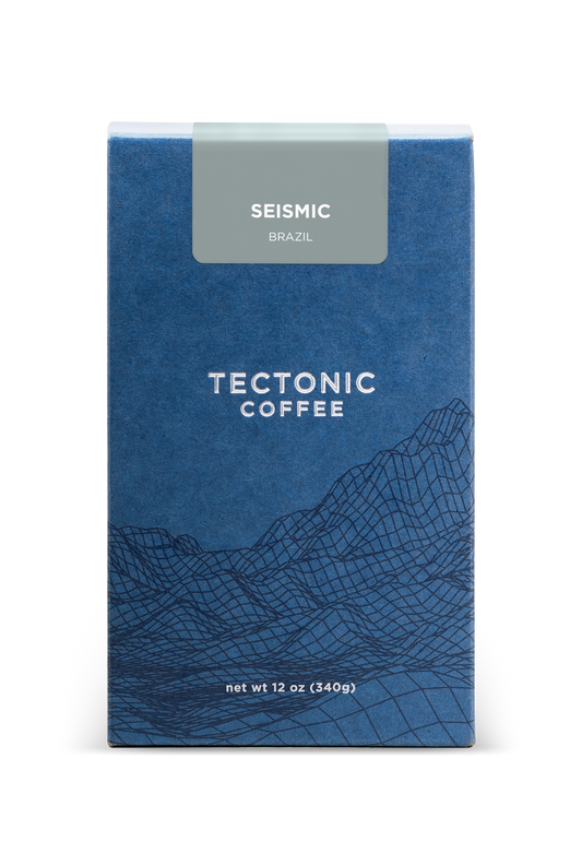 Tectonic Coffee Seismic Dark Roast Coffee 12oz Brazil