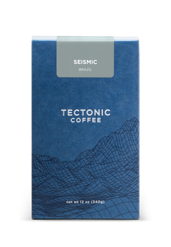 Tectonic Coffee Seismic Dark Roast Coffee 12oz Brazil