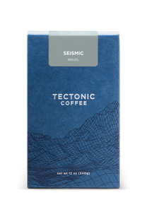 Tectonic Coffee Seismic Dark Roast Coffee 12oz Brazil