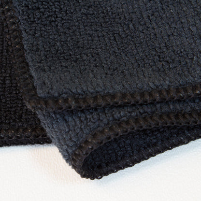 Microfiber Black Cloth Towel 16x16 (1 per)