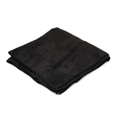 Microfiber Black Cloth Towel 16x16 (1 per)