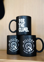 Hilltop Mug with Logo and For The Climb text
